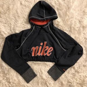 Nike crop hoodie